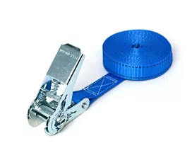 All Tie-Down Straps 25mm Tie-down - 800kg - 4,4m - 25mm - 1-part - Ratchet – Blue All Tie-Down Straps 25mm Tie-down - 800kg - 4,4m - 25mm - 1-part - Ratchet – Blue