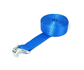All Tie-Down Straps 50mm Tie-Down Strap - 5T - 8.5m - 50mm - Long part with double J-hook - Blue - STF350