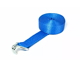 All Tie-Down Straps 50mm 4T - 8.5m - 50mm - Long part with double J-hook - Blue
