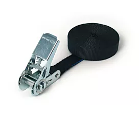 All Tie-Down Straps 25mm Tie-down - 800kg - 5m - 25mm – 1-part - Ratchet - Black - 5pcs All Tie-Down Straps 25mm Tie-down - 800kg - 5m - 25mm – 1-part - Ratchet - Black - 5pcs