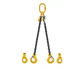 All Lifting Chains Lifting chain - 1.6t - 6mm - 2-leg - With shortening hooks - G8 - Choose your hooks