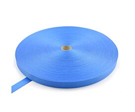 Polyester 35mm Polyester webbing 35mm - 3,750kg - 100m roll - Without stripes (choose your color)