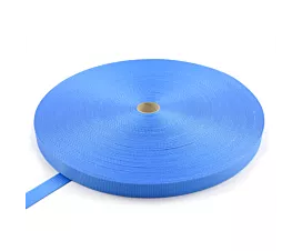 All Webbing Rolls - Polyester Polyester webbing - 35mm - 3,750kg - 100m roll - Without stripes (choose your color) All Webbing Rolls - Polyester Polyester webbing - 35mm - 3,750kg - 100m roll - Without stripes (choose your color)