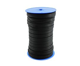 All - Black Webbing Polyester webbing 15mm - 700kg - Spool - Black