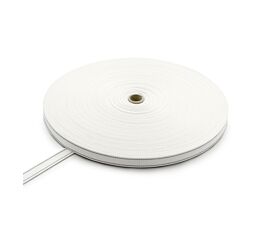 Roller Shutter Straps 22 mm Roller shutter webbing strap - White with 2 grey stripes - Cotton (22mm)