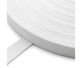 Roller Shutter Straps 22 mm Roller shutter webbing strap - White - Cotton (22mm)