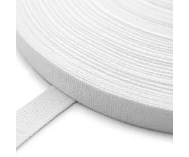 Roller Shutter Straps 22mm Roller shutter webbing strap - White - Cotton - (22mm)