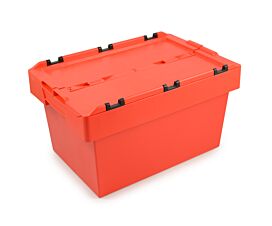 All Storage Boxes Stackable Storage Box with Lid - 60x40x34cm – Red