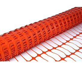 All Warning Material Safety fence netting - 1mx50m - 100g/m² - Orange