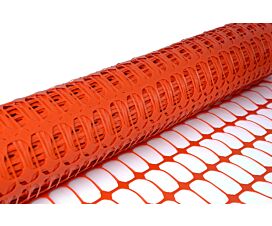 All Warning Material Safety fence netting - 1mx50m - 180g / m² - Orange