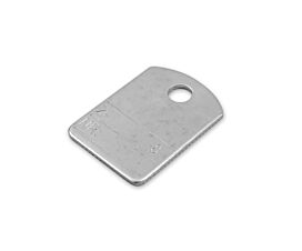 Metal tags Identification plate - tensioning chains