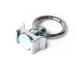 All Rails, Cargo Bars & Planks Eyelet/end fitting for airline rail - Stainless steel All Rails, Cargo Bars & Planks Eyelet/end fitting for airline rail - Stainless steel