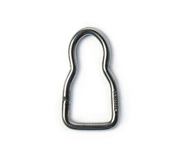 All Stainless Steel Hardware Waisted ring - Stainless steel - 30mm