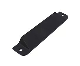 Fittings  End cap for E-track horizontal tie-down rail - Black