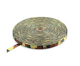 Polyester 25mm Polyester webbing 25mm - 1,200kg - 100m roll - Camouflage