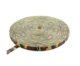 All Military Products Polyester webbing 35mm - 3,750kg - 100m roll - Camouflage