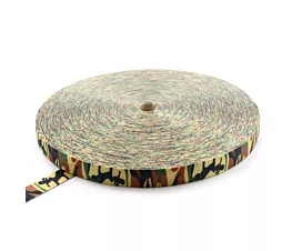 All Webbing Rolls - Polyester Polyester webbing - 50mm - 7,500kg - 100m roll - Camouflage