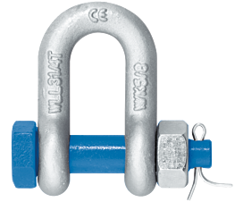 D-sluitingen Safety pin D-shackle – Standard