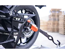 All Tie-Down Straps Car & Motor Tie-Down Strap - 800kg - 2.06m - 25mm – 2-part – S-hooks - Motorcycle – Black All Tie-Down Straps Car & Motor Tie-Down Strap - 800kg - 2.06m - 25mm – 2-part – S-hooks - Motorcycle – Black