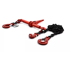 Chain+Ratchet, 1-part, G8 Tie-down chain with ratchet – 1-part - 8 mm - 4,000 kg - 3m - G8 - Standard