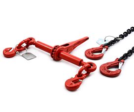 Chain+Ratchet, 2-part, G8 Tie-down chain with ratchet – 2-part - 6mm - 2200kg - G8