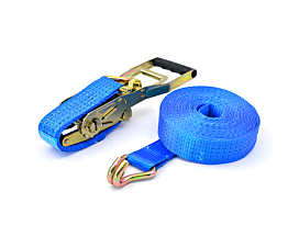 All Tie-Down Straps 50mm ERGO 5T Eco - 12m - 50mm – 2-part - Double J-hook - Blue - STF450