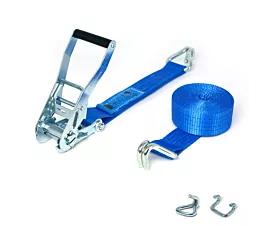 4T - Standard Tie-Down Strap - 4T - 50mm – 2-part - Ratchet - Double J-hook/ Open rave hook -  Personalized