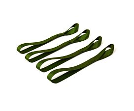 All Tie-Down Straps & Accessories 1,2T - 32cm - 25mm - Tie-down loops - Khaki Green - 4pcs