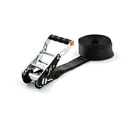 Custom Tie-Down Straps - 50mm 5T - 50mm – 1-part - Removable ratchet - Black + Custom label