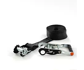 Custom Tie-Down Straps - 50mm Tie-Down Strap - 5T - 50mm – 1-part - Removable ratchet - Black + Custom label Custom Tie-Down Straps - 50mm Tie-Down Strap - 5T - 50mm – 1-part - Removable ratchet - Black + Custom label