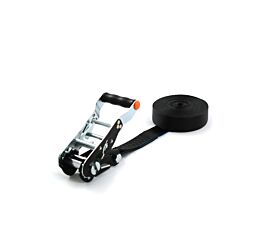 Custom Tie-Down Straps - 35mm 2,5T - 35mm – 1-part - Removable ratchet - Black + Personalized label