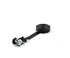 All Black Tie-Down Straps 2.5T - 35mm - 1-part - Ratchet base only - Black + Custom label