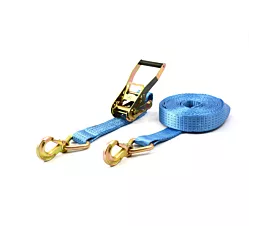 All Tie-Down Straps 50mm Tie-Down Strap - 5T - 10m - 50mm - 2-part - Snap hook with a triangular ring - Blue