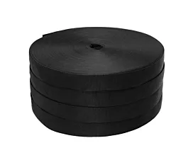 All Webbing Rolls - PP Polypropylene webbing - 50mm - 600 kg - 400m roll - Black