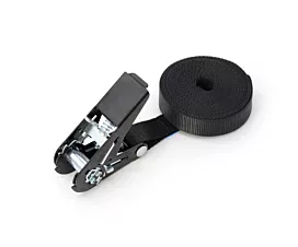 Custom Tie-Down Straps - 25mm 150kg - 20mm - 1-part - Mini ratchet - Black