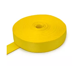All Webbing Rolls - Polyester Polyester webbing 75mm - 15,000kg - Yellow