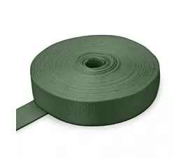 All Webbing Rolls - Polyester Polyester webbing - 75mm - 15,000kg - Army Green