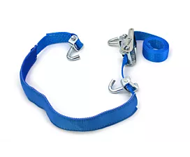 Car Transport - 1-part Car tie-down strap - 5T - 2.8m - 50mm - Endless - Swivel J-hook and sleeve - Blue Car Transport - 1-part Car tie-down strap - 5T - 2.8m - 50mm - Endless - Swivel J-hook and sleeve - Blue
