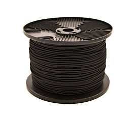 Toebehoren Elastic cable in a roll (8mm) - 100m - Black – Premium