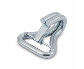 Lashing Buckles & Hooks Double J-hook with a latch - 50mm - Eco
