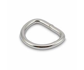 All Stainless Steel Hardware D-ring - 50mm - Stainless steel