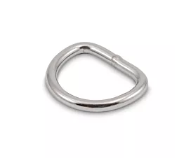 All Stainless Steel Hardware D-ring - 50mm - Stainless steel