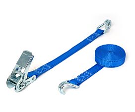 All Tie-Down Straps 25mm 800kg – 25mm - 4.8m – 2-part – Double J-hook – Blue