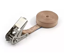 Up to 1.5T - Endless Tie-down - 400kg - 25mm – 1-part - Stainless steel ratchet - Personalized