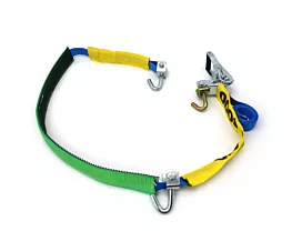 Car Transport - 1-part Car tie-down strap - 35mm - 2.5T - Swivel J-hook and sleeve Car Transport - 1-part Car tie-down strap - 35mm - 2.5T - Swivel J-hook and sleeve