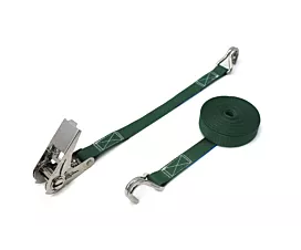 All Custom Tie-Down Straps Tie-Down - 400kg - 25mm - 2-part - Stainless steel ratchet + hooks - Personalized All Custom Tie-Down Straps Tie-Down - 400kg - 25mm - 2-part - Stainless steel ratchet + hooks - Personalized