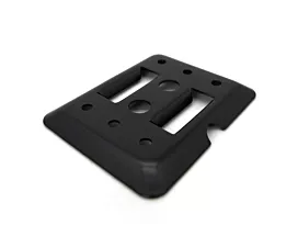 E-Track Rails & Accessories E-track Mini Plate - Powder Coated