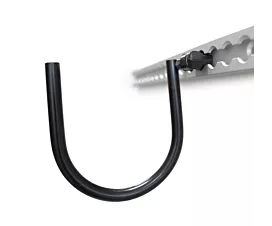 All Black Hardware Medium J-Hook for L-Track airline rail