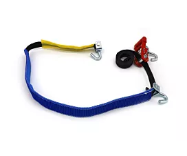 All Tie-Down Straps Car & Motor Car tie-down strap - 35mm - 3T - 2.7m - Swivel J-hook and sleeve - Red ratchet