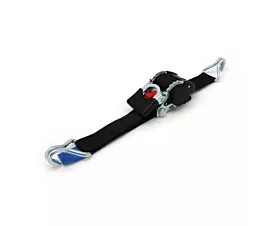 All Tie-Down Straps 50mm Tie-Down Strap - 1,5T - 3m - 50mm - Auto-retractable with double J-hooks - Black All Tie-Down Straps 50mm Tie-Down Strap - 1,5T - 3m - 50mm - Auto-retractable with double J-hooks - Black